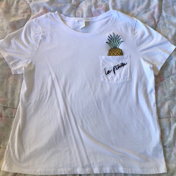 H&M Tops - H&M Pineapple Shirt